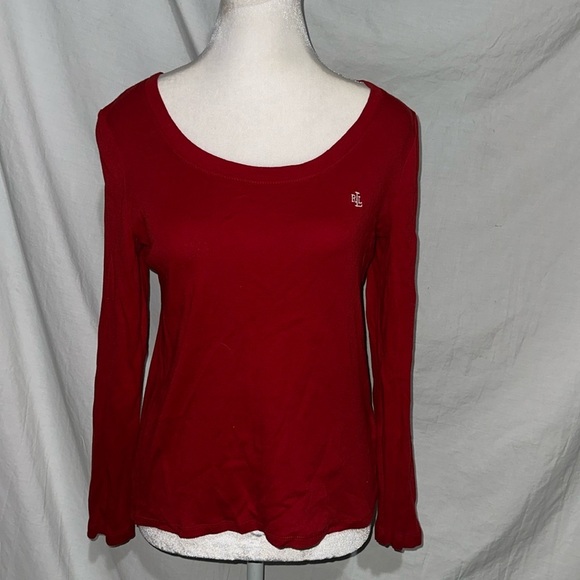 Lauren Ralph Lauren Tops - basic red Lauren Ralph Lauren long sleeve top size medium